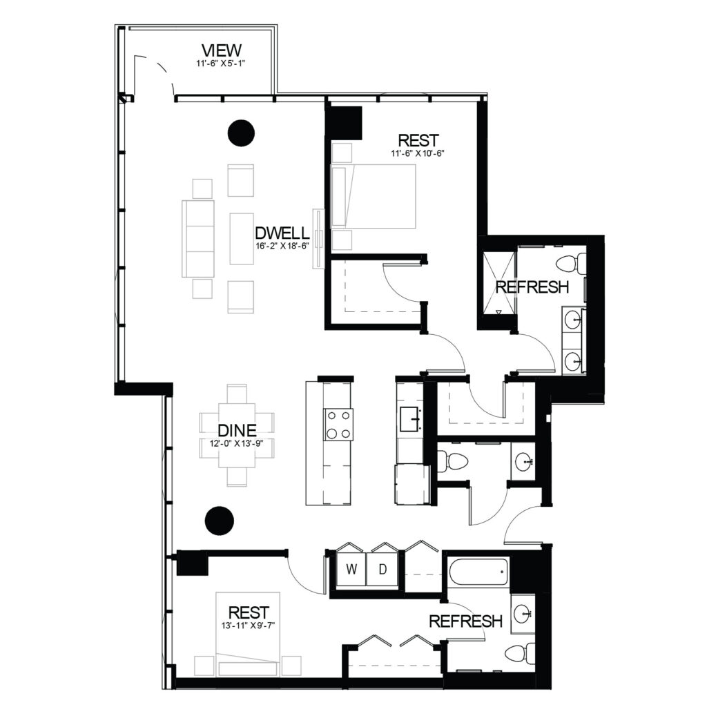 8 East Huron Chicago River North Apartments