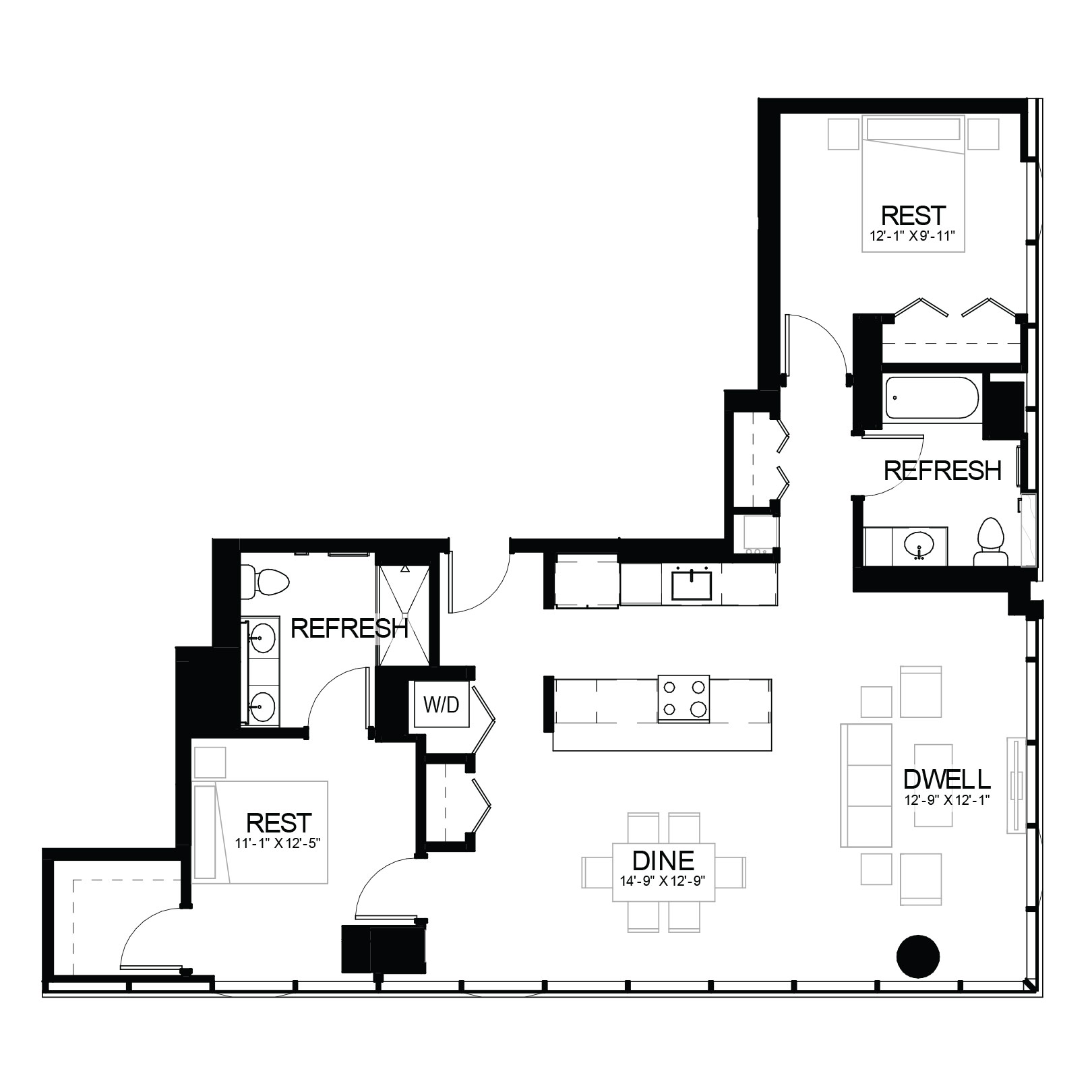 8 East Huron Chicago River North Apartments