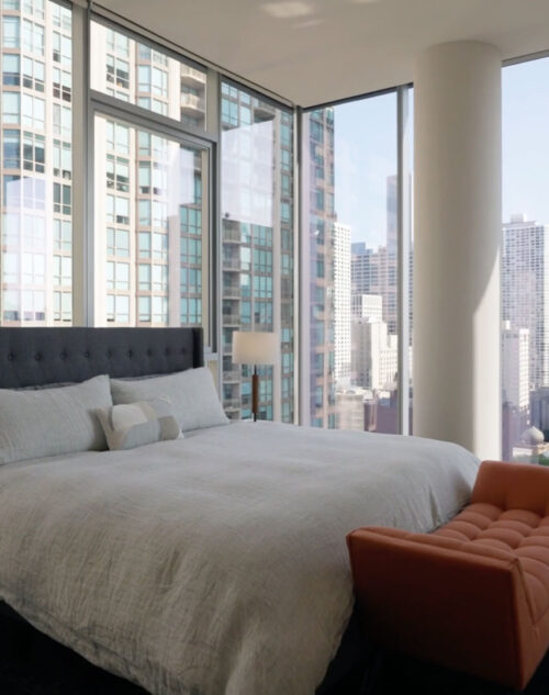 8 East Huron Penthouse Bedroom