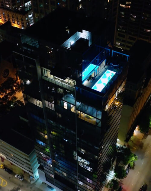 8 East Huron Penthouse Aerial